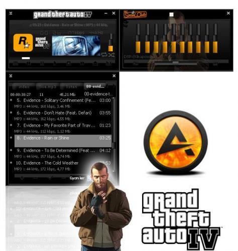 AIMP Grand Theft Auto IV Skin 1.0