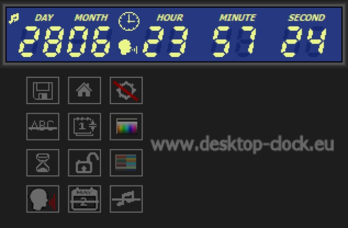 Digital Clock and Countdown Ticker