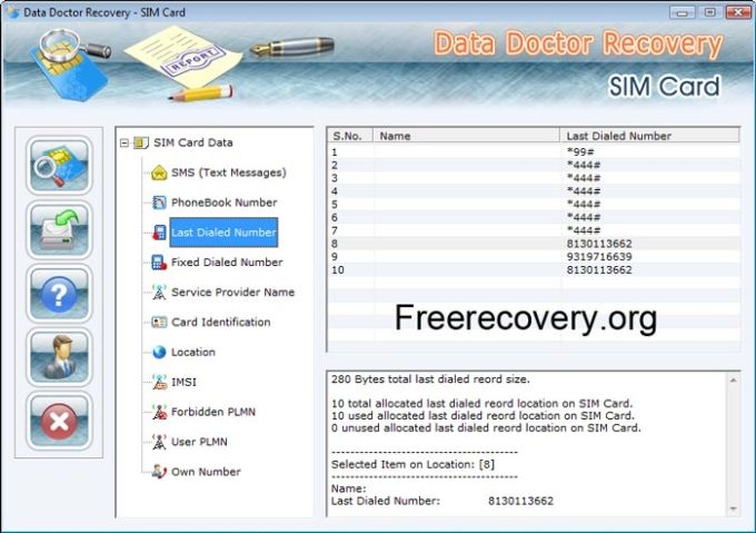 Free Sim Card Data Recovery
