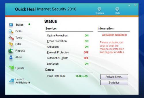 Quick Heal Internet Security 2011 9 64Bit