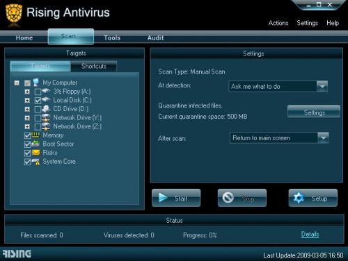 Rising Antivirus 2011 Free Edition