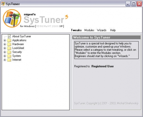 SysTuner 3.1