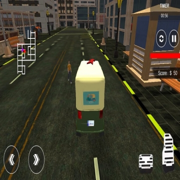 City Tuk Tuk Rickshaw : Chingchi Simulator Game - Jocuri  Intreceri, 3D
