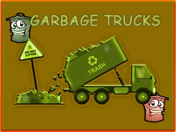 Garbage Trucks Hidden Trash Can - Jocuri  Puzzle