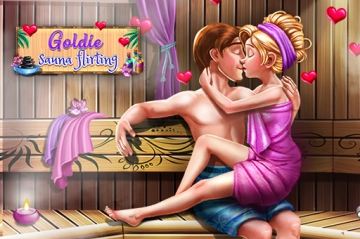 Goldie Sauna Flirting - Jocuri  Fete