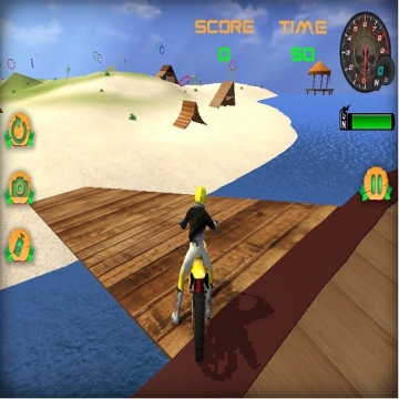 Moto Beach Jumping Simulator Game - Jocuri  Intreceri