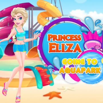Princess Eliza Going To Aquapark - Jocuri  Fete