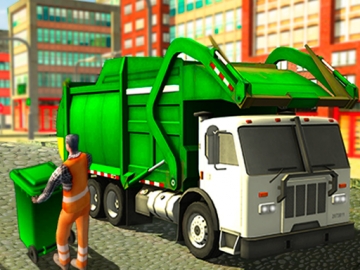Real Garbage Truck - Jocuri  3D, Copii