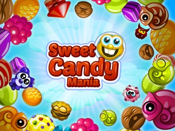 Sweet Candy Mania - Jocuri  Puzzle