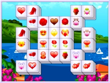 Valentines Mahjong Deluxe - Jocuri  Fete, Puzzle