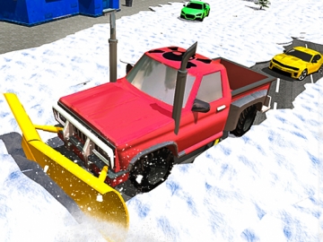 Winter Snow Plow Jeep Driving - Jocuri  Intreceri, 3D