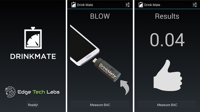 DrinkMate, etilotestul breloc, care se poate conecta la smartphone ajunge pe Kickstarter