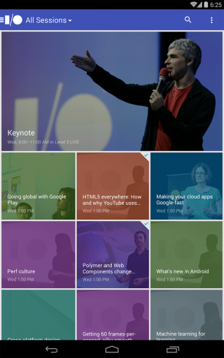 Google I/O 2014 primeste o aplicatie pentru Android, include streaming live pentru keynote si sesiuni