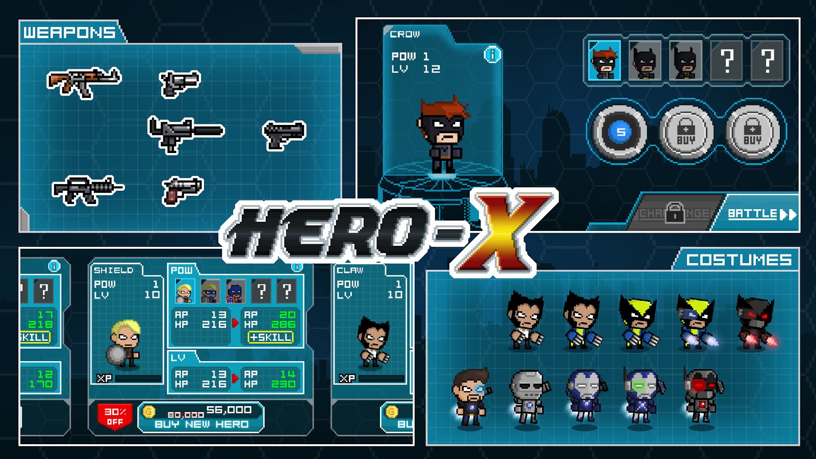 Hero-X Review (UTOK Q5 GT): super eroii DC si Marvel sunt caricaturizati într-un platformer mediocru (Video)