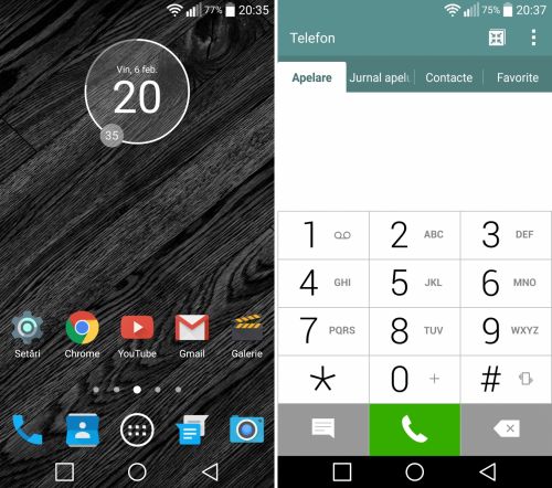 LG G3 primește o noua actualizare la Android 5.0 Lollipop in Romania; primim butoane de navigare in stil Nexus