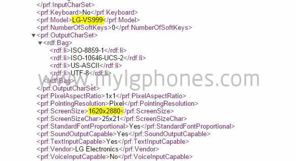 LG G4 ar putea sosi cu un display 3K, conform unei scapari legate de terminal, in versiunea Verizon