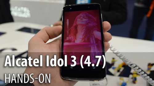MWC 2015: Alcatel Idol 3 (4.7) hands-on - un telefon midrange elegant, cu margini cromate si glossy (Video)