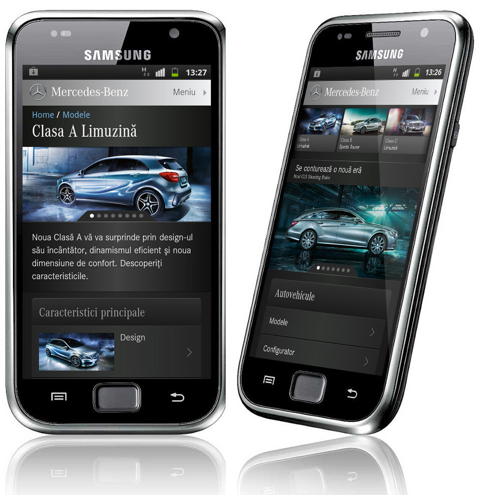 Mercedes-Benz Romania aduce versiunile site-ului sau pentru smartphone și pentru sistemul multimedia