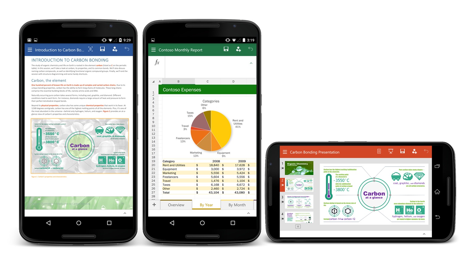 Microsoft Office pentru Android primeste un nou design si noi functii
