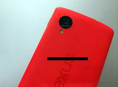 Modelul rosu de Nexus 5 apare într-o imagine hands on, variantele colorate se lanseaza luna viitoare în Asia