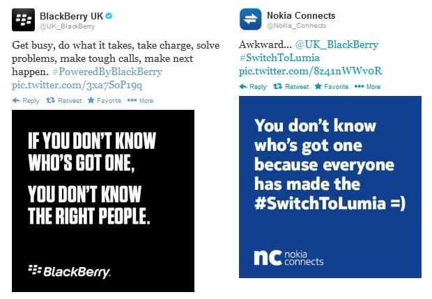 Nokia ironizeaza situatia BlackBerry pe Twitter