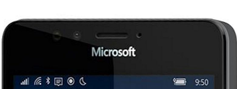 Scanner de iris Microsoft Lumia 950
