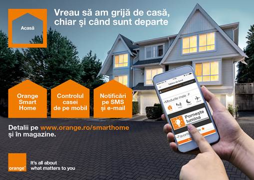 Orange Romania lanseaza la nivel comercial solutiile Smart Home, pentru case mai inteligente si mai sigure