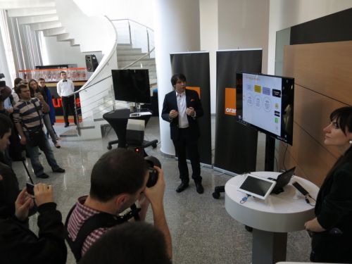Prezentarea Orange Cloud a fost facuta de catre Julien Ducarroz / Chief Commercial Office la Orange România.