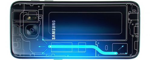 Sistemul de racire pe baza de lichid de pe Galaxy S7 Edge explicat în disectia handsetului: nu include lichid propriu zis (Video)