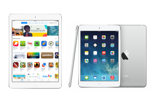 Vodafone Romania listeaza tabletele iPad Air și iPad Mini 2 in magazinul online