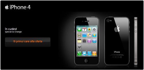 iPhone 4 soseste in Romania prin Orange!