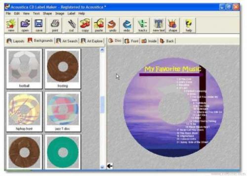 Acoustica CD/DVD Label Maker 3.28