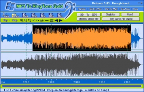 MP3 To Ring Tone Gold 5.03