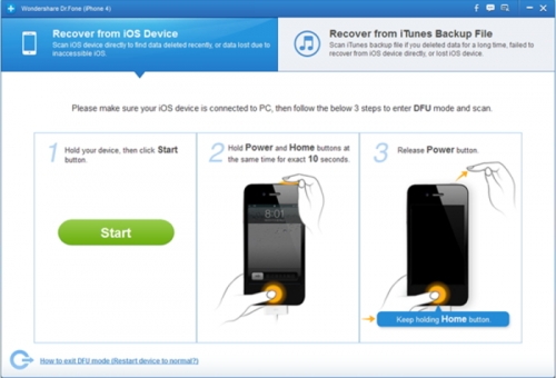 Wondershare Dr.Fone (Data Recovery for iPhone 4) 1.0.1
