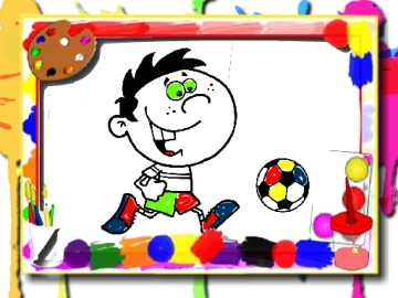 Football Coloring Time - Jocuri  Fete, Copii