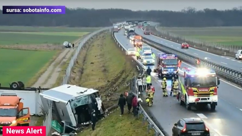 Un autocar cu români s-a răsturnat în Slovenia: sunt trei morți și mai mulți răniți | Digi24
