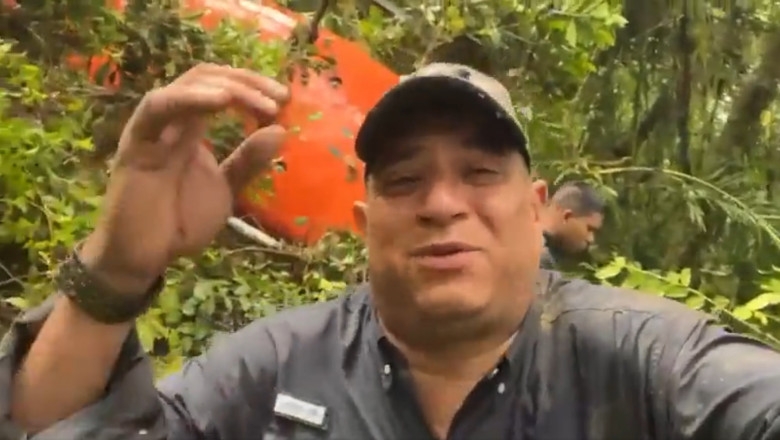 Un politician din Panama s-a prăbușit cu elicopterul în junglă și a trimis un SOS pe Twitter | Digi24