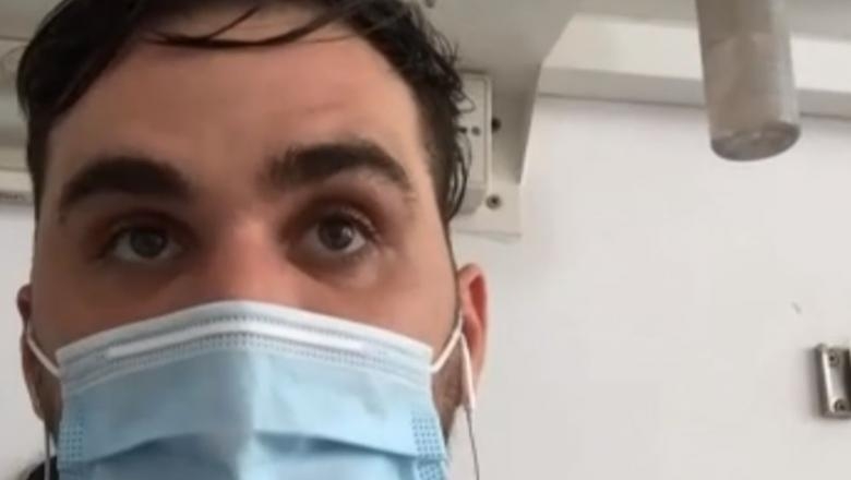 VIDEO. Mărturie cutremurătoare în direct, în plin acces de tuse. Medic tânăr, bolnav de COVID-19: „Vrei aer și nimic mai mult!”