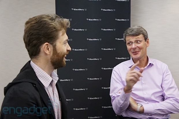 CEO-ul RIM Thorsten Heins intervievat de Engadget; Discuta despre viitorul companiei si deciziile sale in 2012 (Video)