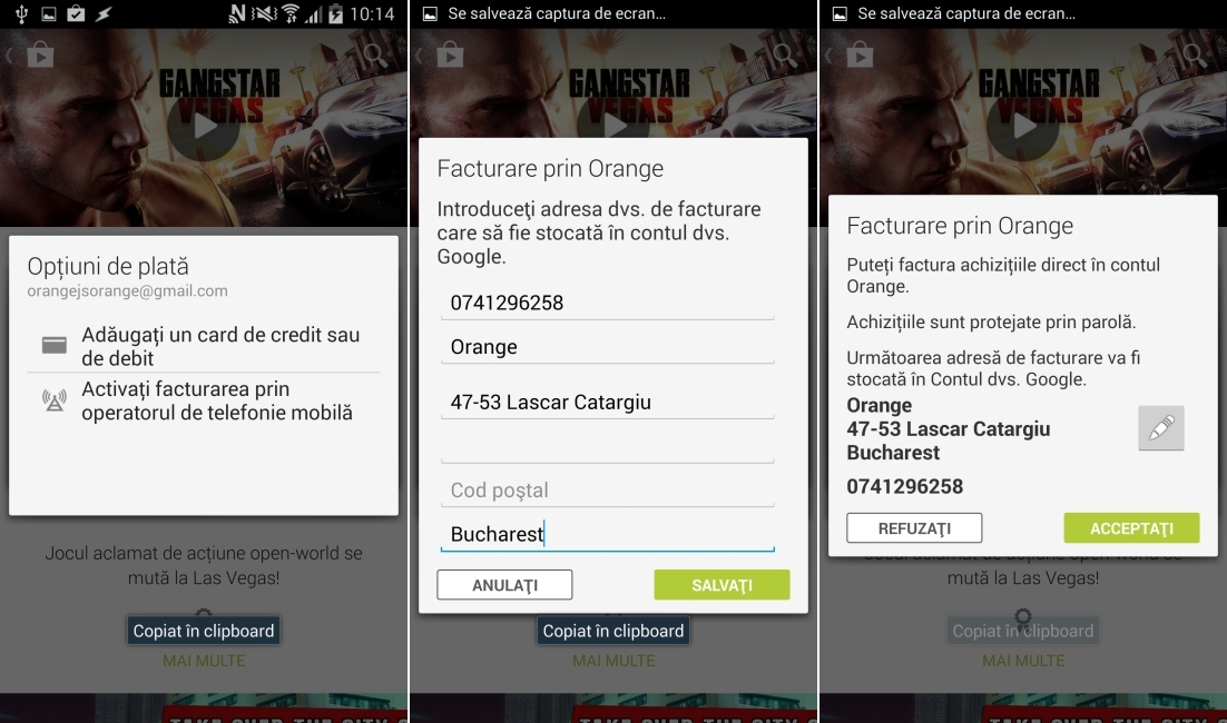 Clienții Orange pot achita de acum înainte aplicațiile din Google Play folosind creditul de pe cartela pre-pay sau abonament