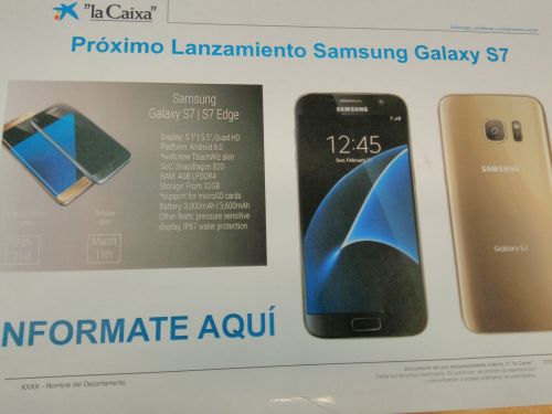 Componentele lui Samsung Galaxy S7 isi fac aparitia pe web: senzor foto de 1/2.5 inch si difuzor puternic la bord