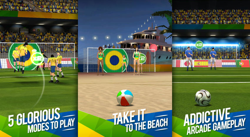 Flick Soccer Brazil Review (Utok i700): un pic din magia loviturilor libere de la Mondial, sub forma de joc arcade (Video)