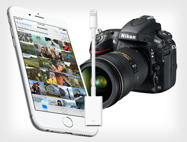 iOS 9.2 aduce suport pentru importarea de fotografii de pe un DSLR catre un iPhone